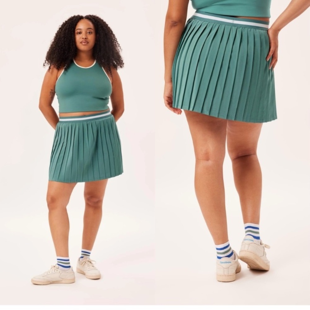 Girlfriend Collective Green Skort M